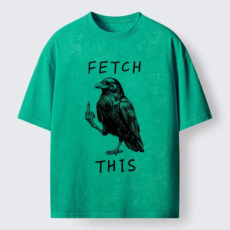 Tokyo-Tiger Funny Crow Meme With Attitude Washed T-Shirt