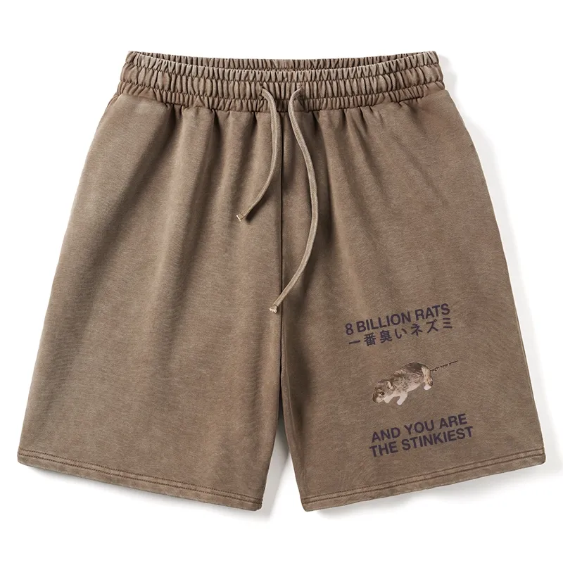 Tokyo-Tiger World's Stinkiest Rat Washed Shorts