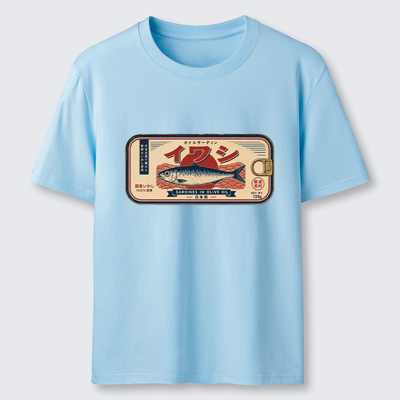 Tokyo-Tiger Vintage Japanese Sardine Can Art Classic T-Shirt