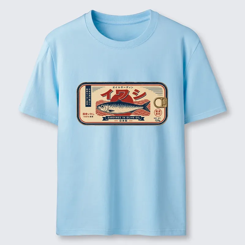 Tokyo-Tiger Vintage Japanese Sardine Can Art Classic T-Shirt
