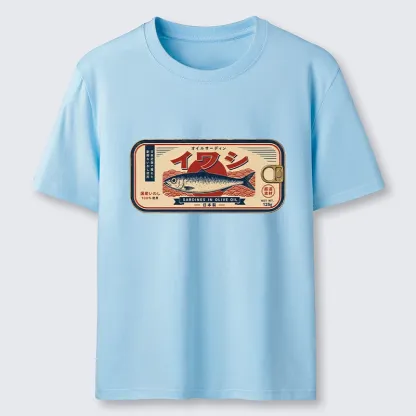 Tokyo-Tiger Vintage Japanese Sardine Can Art Classic T-Shirt