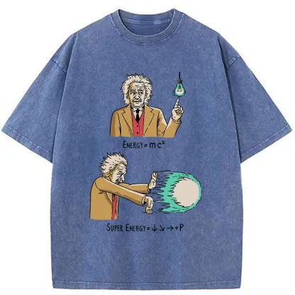 Tokyo-Tiger Einstein's Secret Weapon Washed T-Shirt