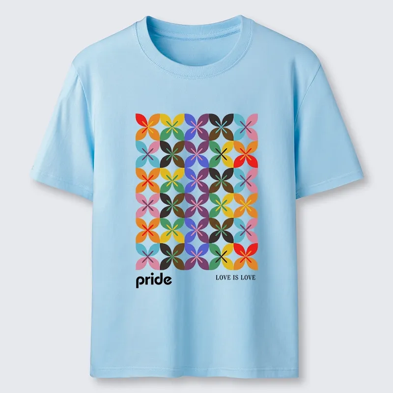 Tokyo-Tiger Pride Geometric Flower Pattern Classic T-Shirt