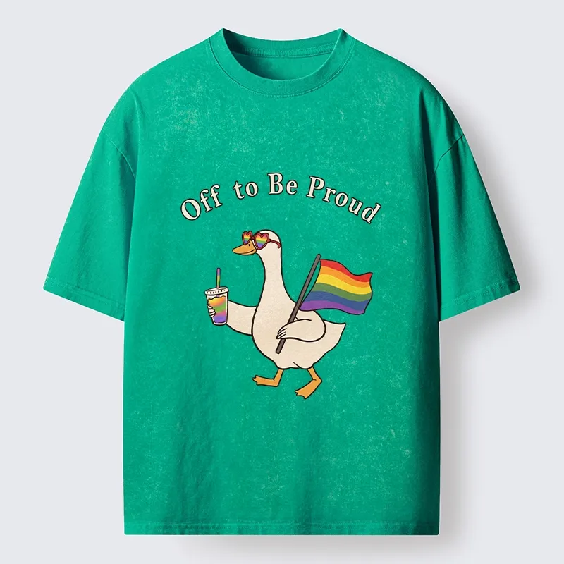 Tokyo-Tiger Off To Be Proud Goose Edition Washed T-Shirt Sale
