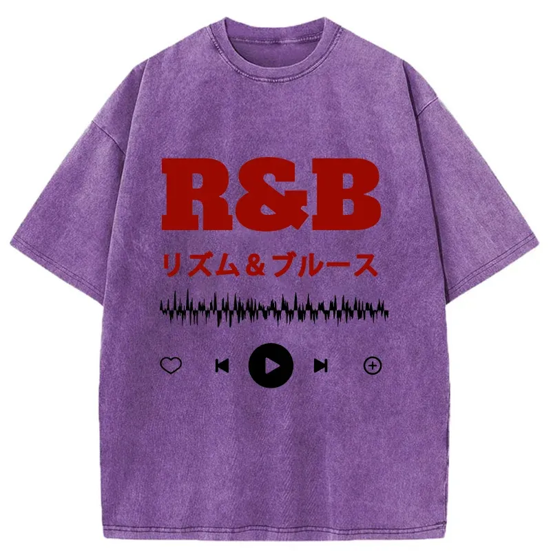 Tokyo-Tiger Rhythm And Blues Washed T-Shirt
