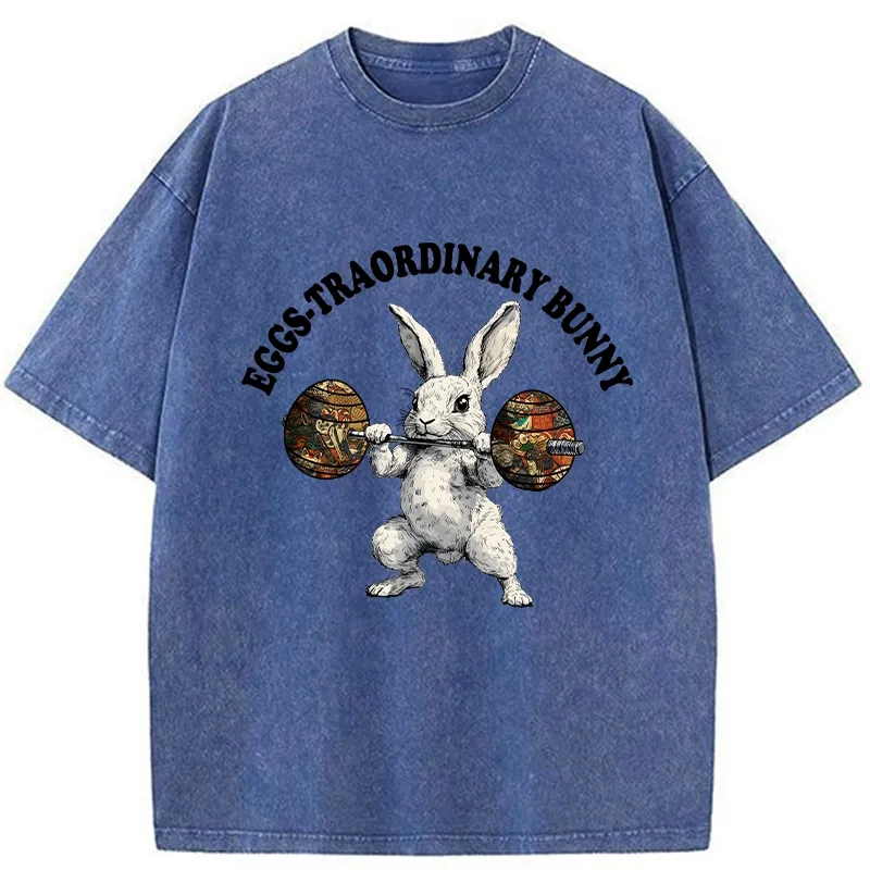 Tokyo-Tiger Eggs-Traordinary Bunny Washed T-Shirt