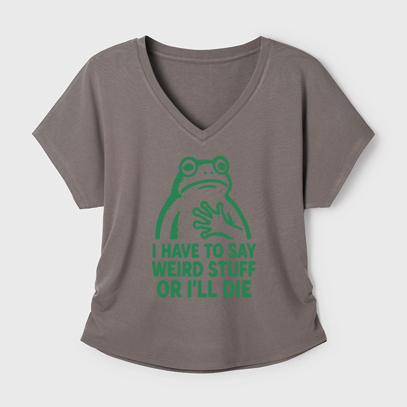 Tokyo-Tiger Weird Frog Funny Meme Modal Dolman Sleeve T-Shirt