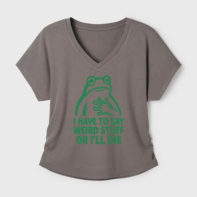 Tokyo-Tiger Weird Frog Funny Meme Modal Dolman Sleeve T-Shirt