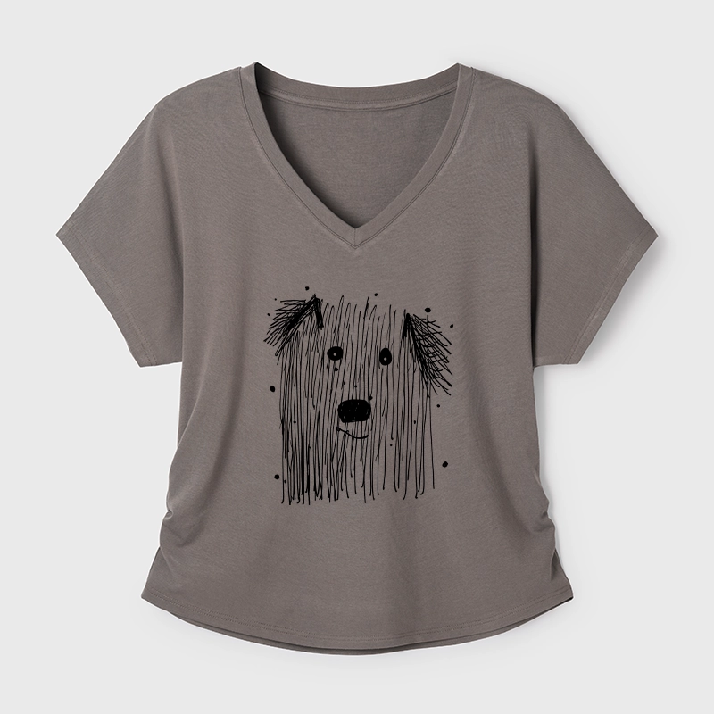 Tokyo-Tiger Fluffy Chaos In Dog Form Modal Dolman Sleeve T-Shirt