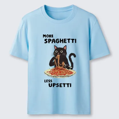 Tokyo-Tiger More Spaghetti Less Upsetti Cat Classic T-Shirt