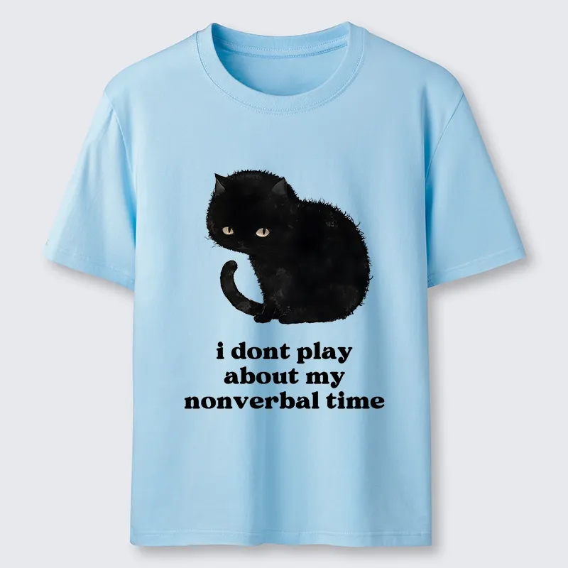 Tokyo-Tiger Relatable Introvert Black Cat Classic T-Shirt