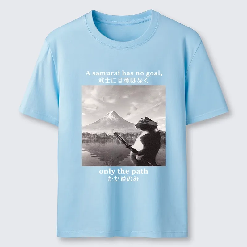 Tokyo-Tiger Samurai Cat At Mount Fuji Classic T-Shirt