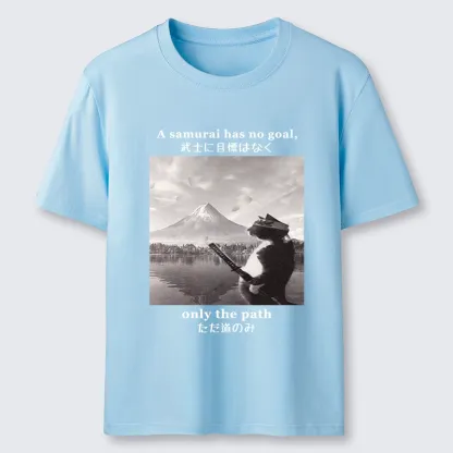 Tokyo-Tiger Samurai Cat At Mount Fuji Classic T-Shirt