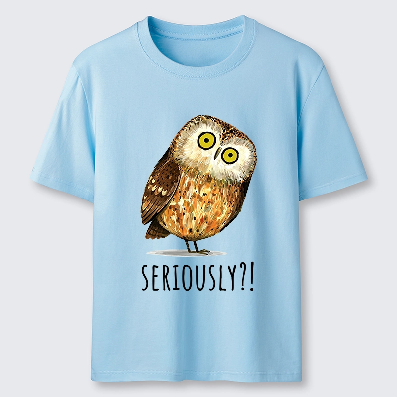 Tokyo-Tiger Seriously Confused Owl Meme Art Classic T-Shirt