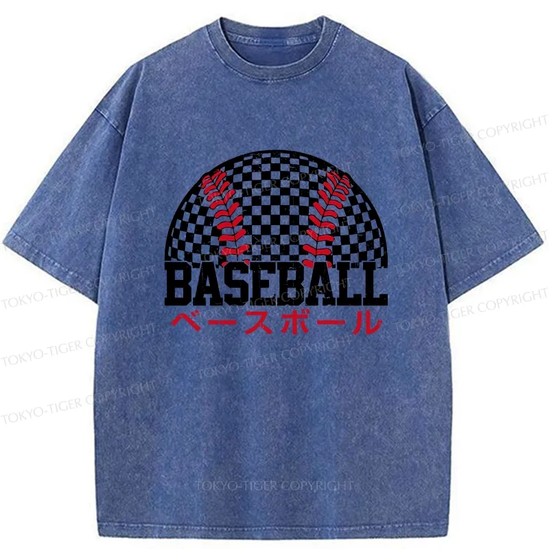 Tokyo-Tiger Japan Baseball Washed T-Shirt