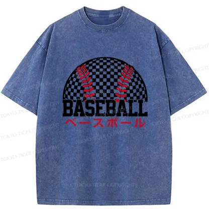 Tokyo-Tiger Japan Baseball Washed T-Shirt