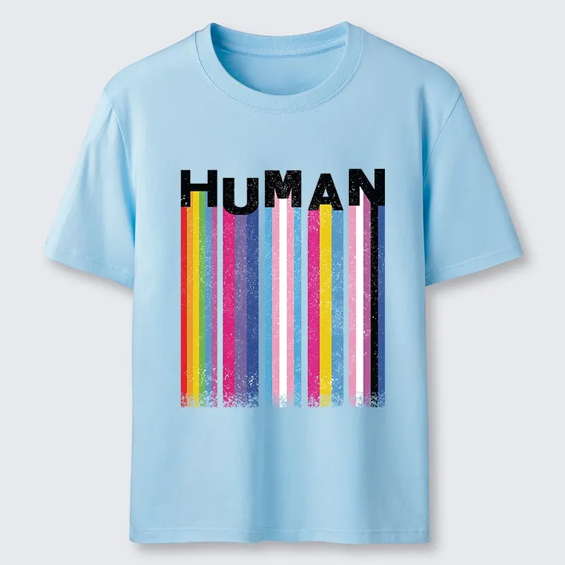 Tokyo-Tiger Rainbow Stripes Human Pride Classic T-Shirt