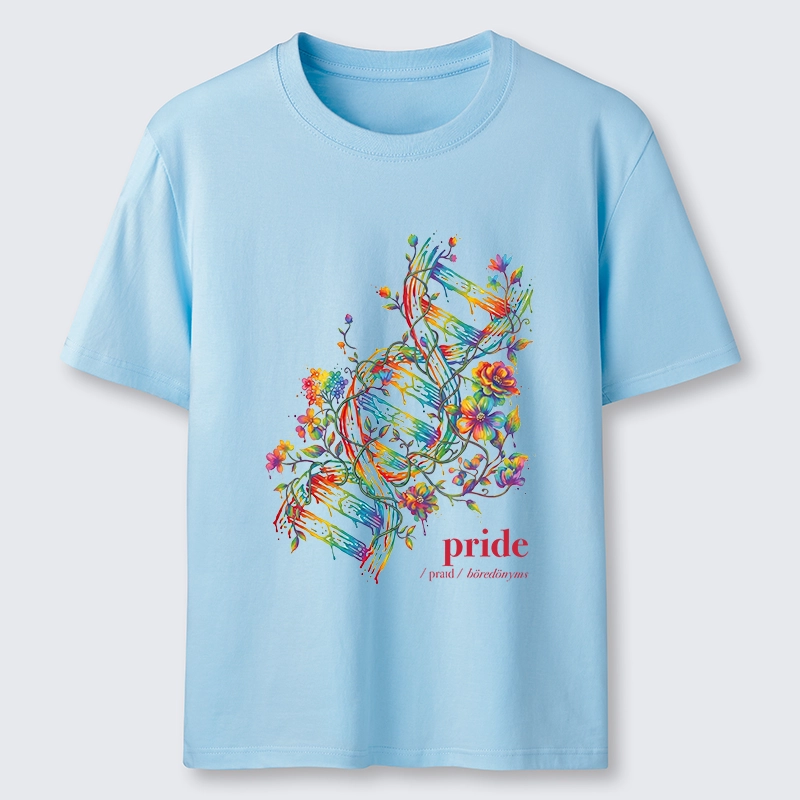 Tokyo-Tiger Floral Rainbow DNA Full Of Pride Spirit Classic T-Shirt