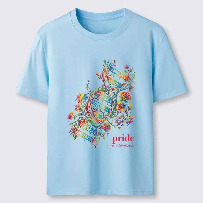 Tokyo-Tiger Floral Rainbow DNA Full Of Pride Spirit Classic T-Shirt