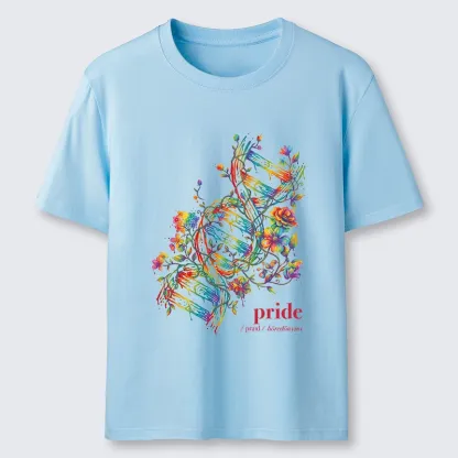 Tokyo-Tiger Floral Rainbow DNA Full Of Pride Spirit Classic T-Shirt