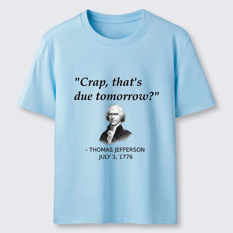 Tokyo-Tiger Funny Meme Jefferson Last Minute Deadline Panic Classic T-Shirt