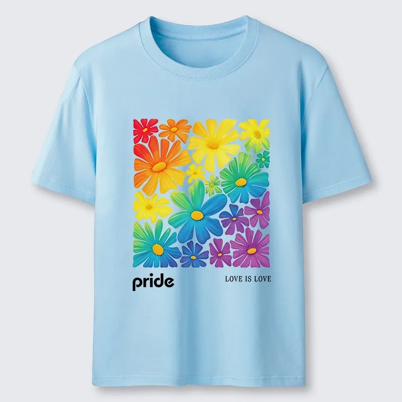 Tokyo-Tiger Colorful Blooms Honor Equal Loving Souls Classic T-Shirt