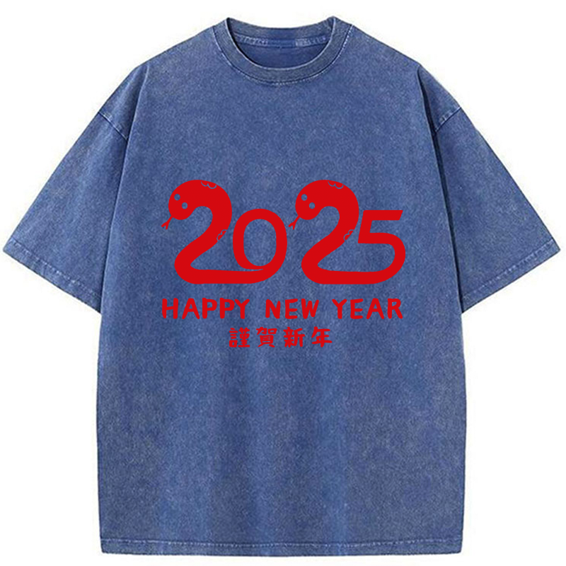 Tokyo-Tiger 2025 Year Of The Snake Washed T-Shirt