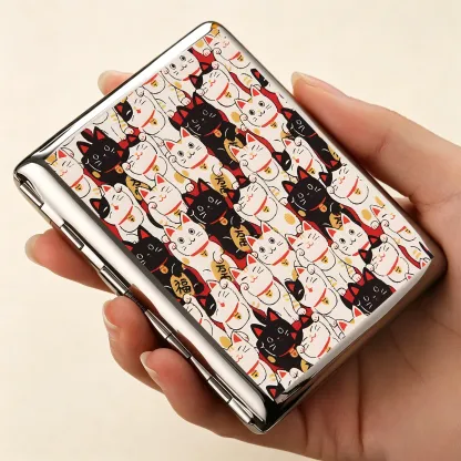 Tokyo-Tiger Lucky Cat Cigarette Case