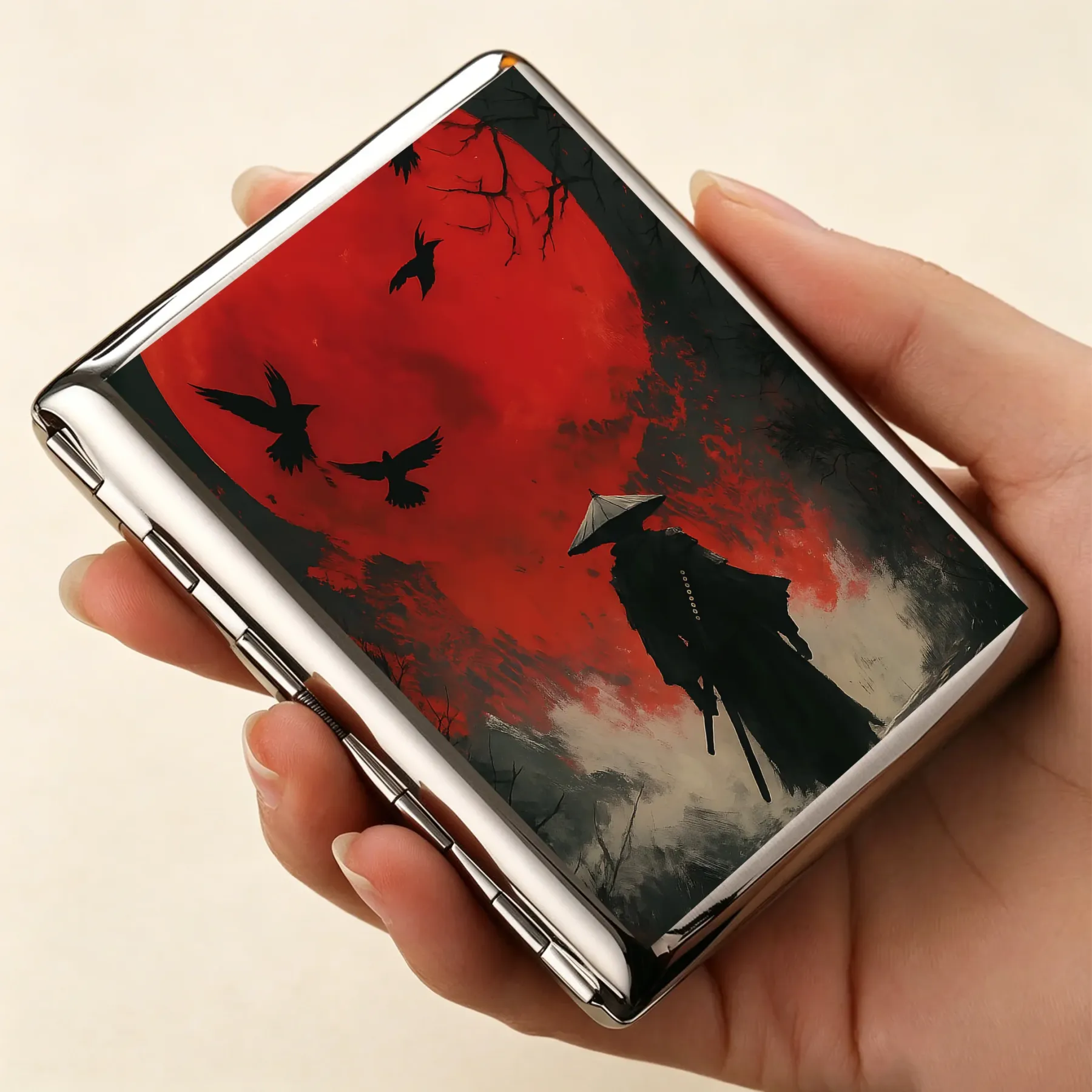 Tokyo-Tiger Blood Night Samurai Cigarette Case