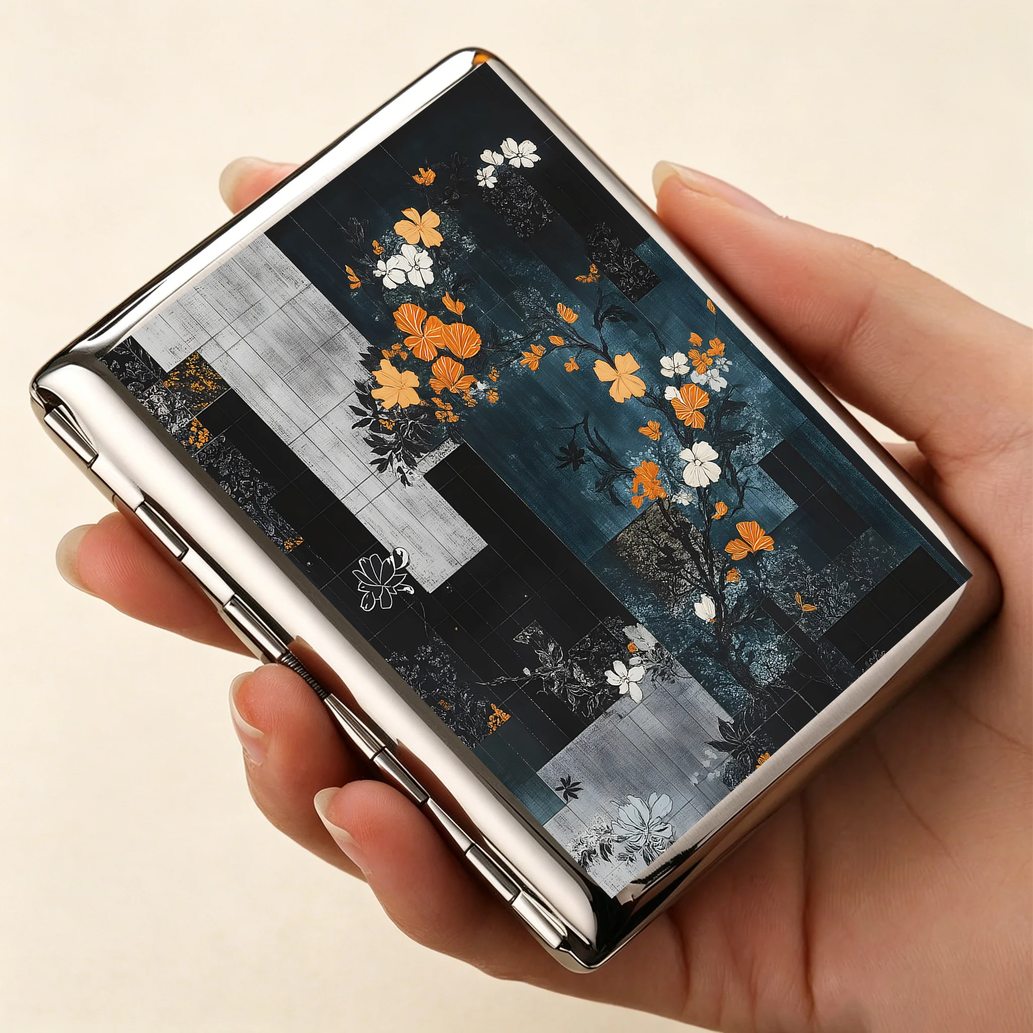 Tokyo-Tiger Flower Fantasy Cigarette Case