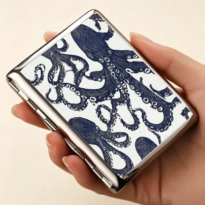Tokyo-Tiger Ocean Octopus Cigarette Case