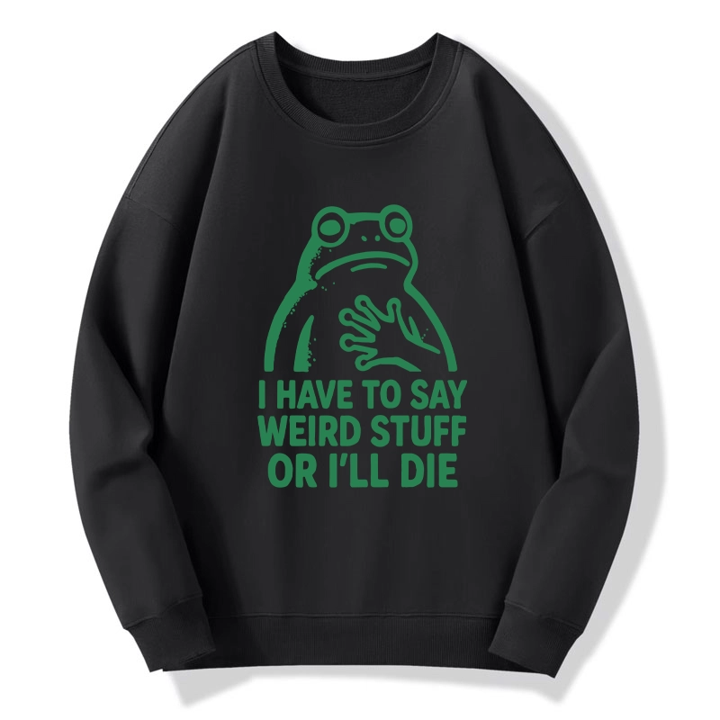 Tokyo-Tiger Weird Frog Funny Meme Classic Sweatshirt