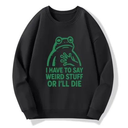 Tokyo-Tiger Weird Frog Funny Meme Classic Sweatshirt