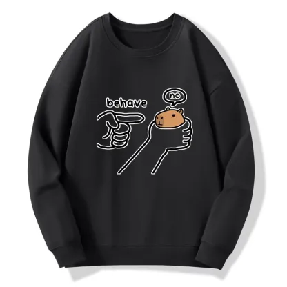 Tokyo-Tiger Dishonest Capybara Classic Sweatshirt