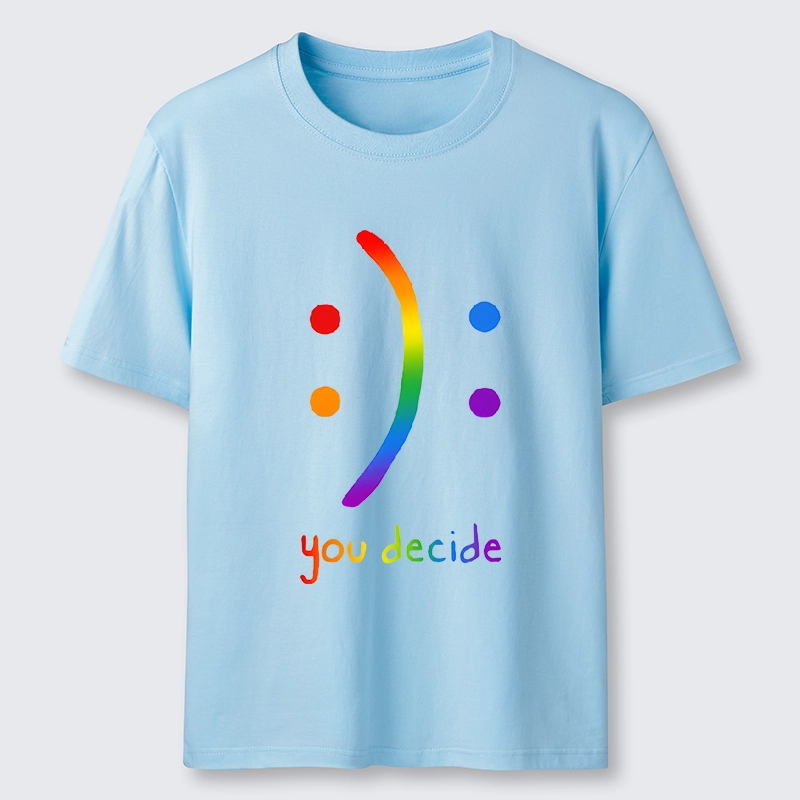 Tokyo-Tiger Colorful Rainbow Smile You Decide Classic T-Shirt