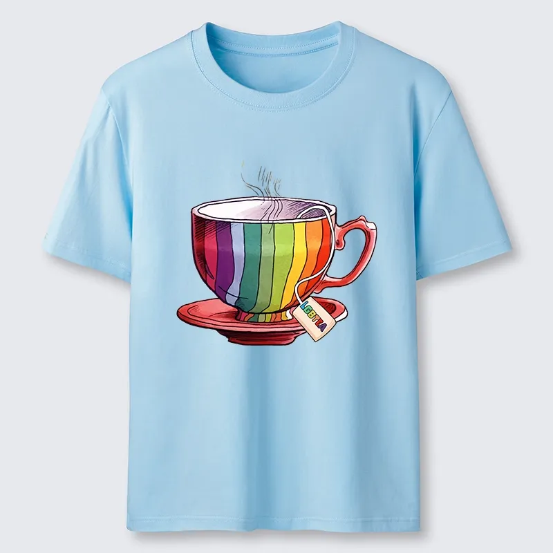Tokyo-Tiger Rainbow Pride Tea Cup Classic T-Shirt