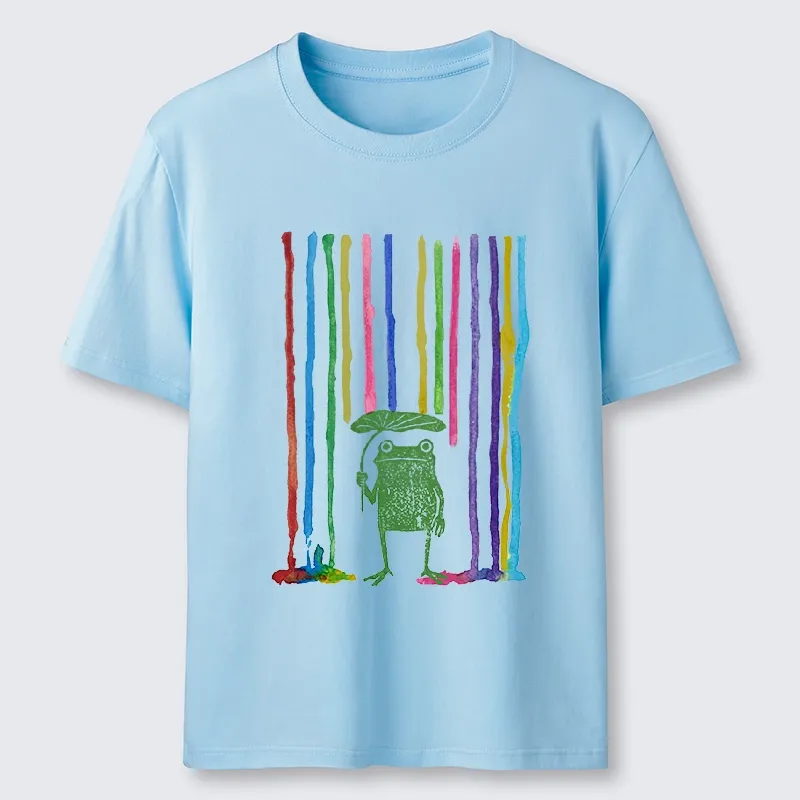 Tokyo-Tiger Frog Under The Rainbow Rain Classic T-Shirt