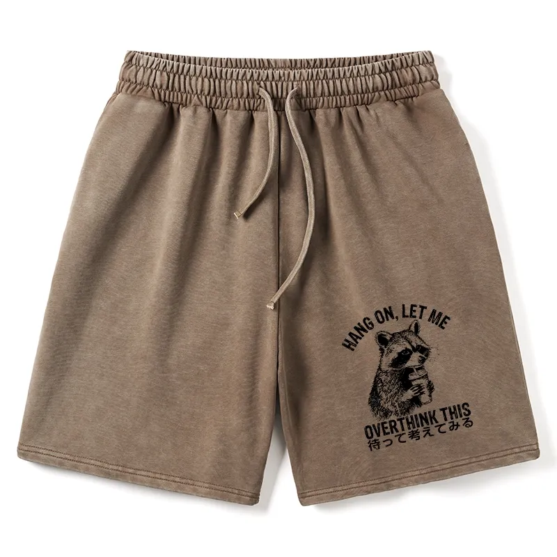 Tokyo-Tiger Overthink Raccoon Washed Shorts