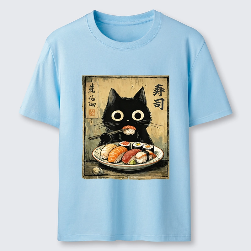 Tokyo-Tiger Vintage Japanese Sushi Cat Classic T-Shirt