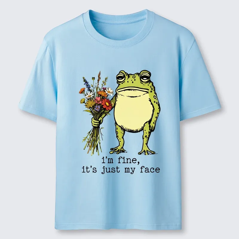 Tokyo-Tiger Funny Frog Meme My Face Lies Classic T-Shirt