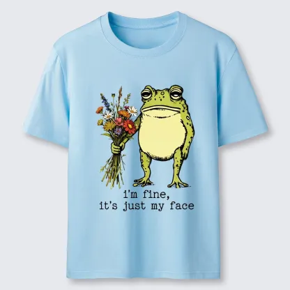 Tokyo-Tiger Funny Frog Meme My Face Lies Classic T-Shirt