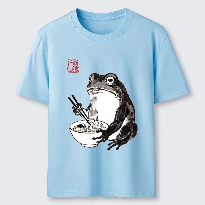 Tokyo-Tiger Cat Loves Eating Pasta Classic T-Shirt