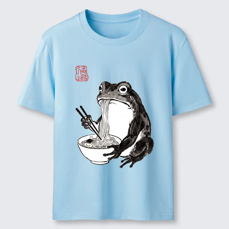 Tokyo-Tiger Cat Loves Eating Pasta Classic T-Shirt