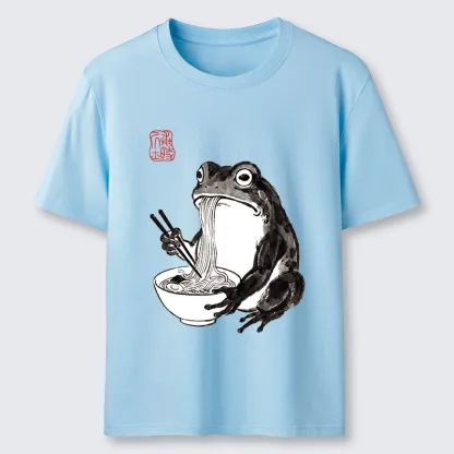 Tokyo-Tiger Cat Loves Eating Pasta Classic T-Shirt