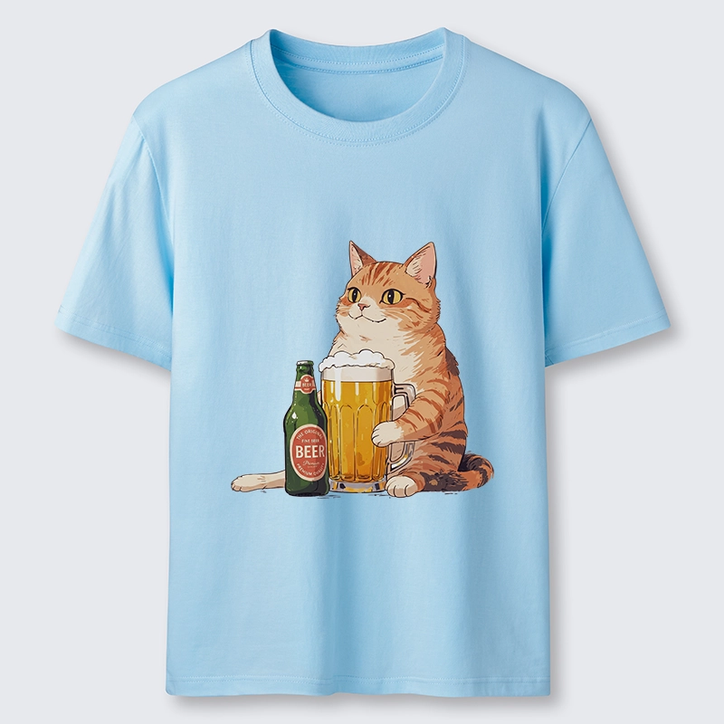 Tokyo-Tiger Funny Beer Cat After Work Classic T-Shirt