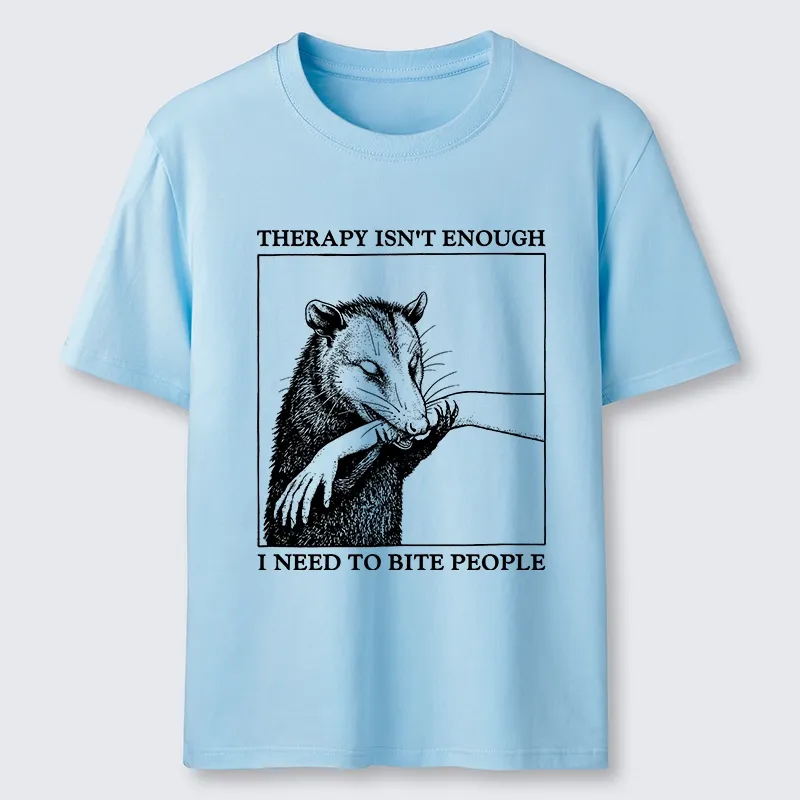 Tokyo-Tiger Funny Opossum Biting People Classic T-Shirt