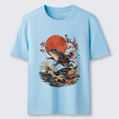 Tokyo-Tiger Cool Japanese Style Frog Saving The World Classic T-Shirt