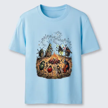 Tokyo-Tiger Bug Band Campfire Jam Classic T-Shirt