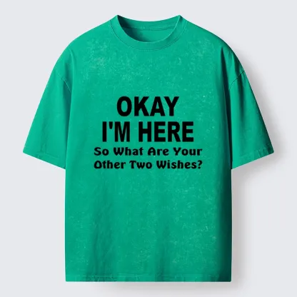 Tokyo-Tiger Meme Vibes Of Three Magic Wishes Washed T-Shirt