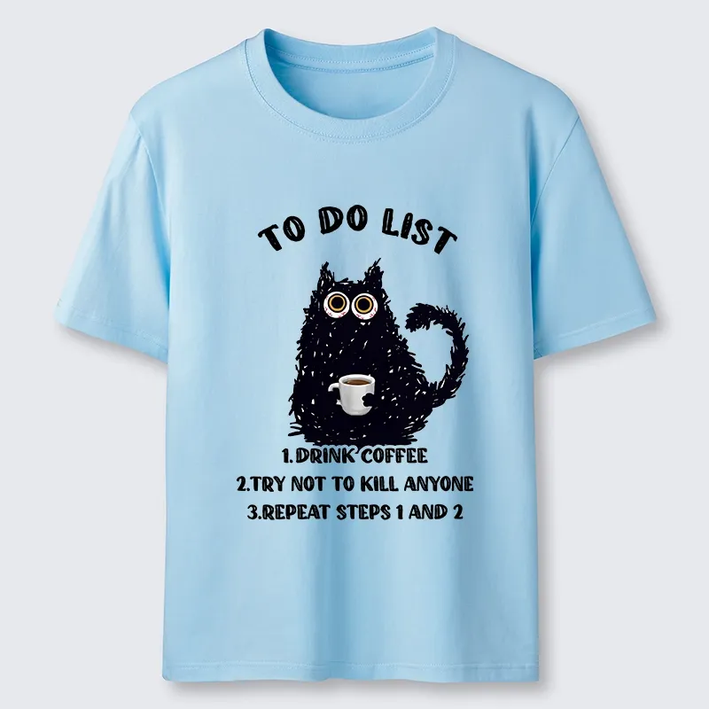 Tokyo-Tiger Funny Meme Daily Coffee Routine Classic T-Shirt